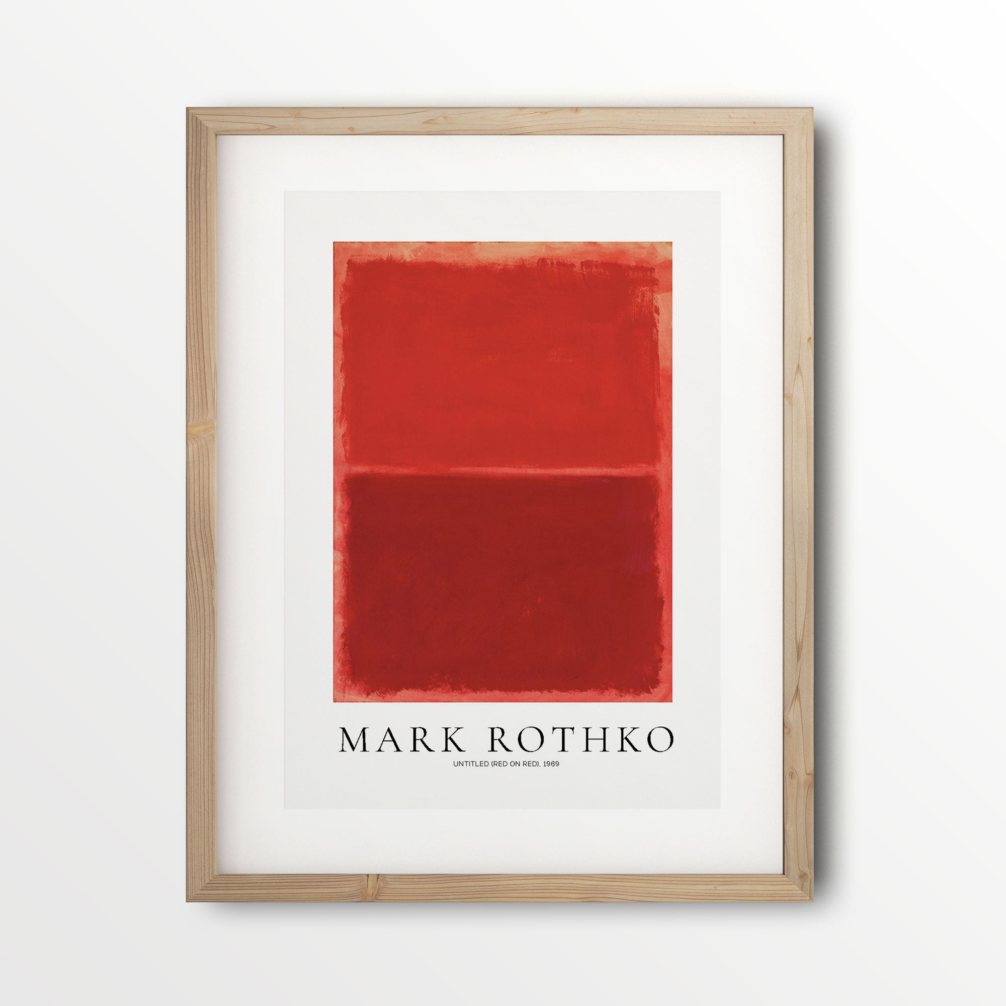 Untitled Red Rothko Mark Rothko Untitled Red on Red 1969 – deepgallery